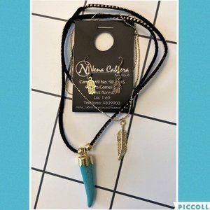 Boutique Hamsa Earring & Italian Horn Necklace Set